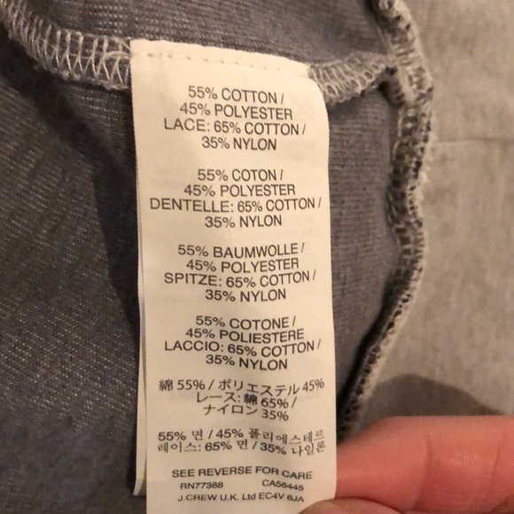 J. Crew Lace Colorblock sweatshirt - Picture 5 of 6